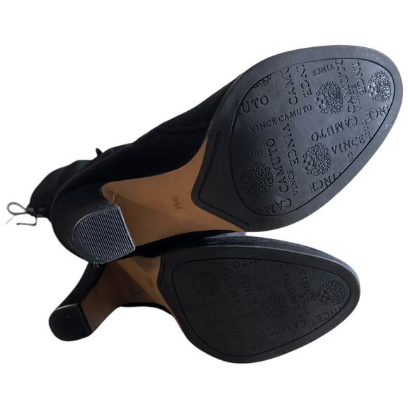 Sam Edelman Kayla Women’s Boots Black Suede Over the Knee Heel Side Zip Size 9 - Picture 14 of 14